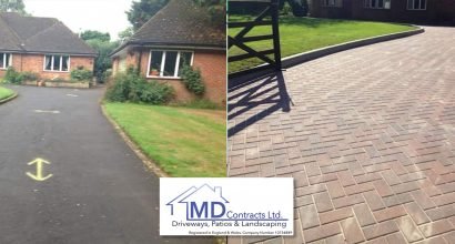 block paving driveway in Colchester.