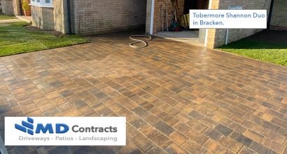 Block paving in Colchester.